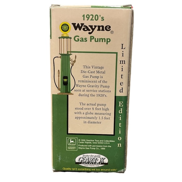 Gearbox Collectible 1920's Wayne Gas Pump John Deere Diecast Metal Limited Ed - Picture 3 of 5